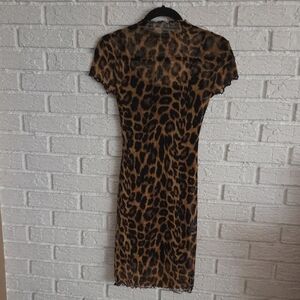 Forever 21 Animal Print Midi Dress